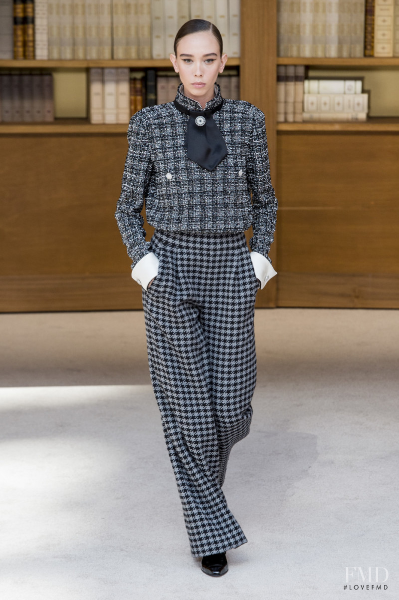 Moira Berntz featured in  the Chanel Haute Couture fashion show for Autumn/Winter 2019