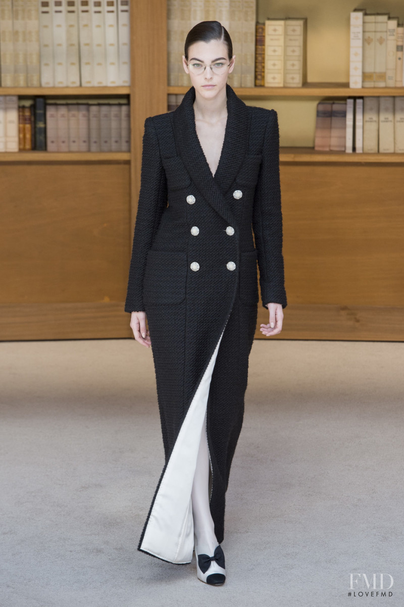 Vittoria Ceretti featured in  the Chanel Haute Couture fashion show for Autumn/Winter 2019