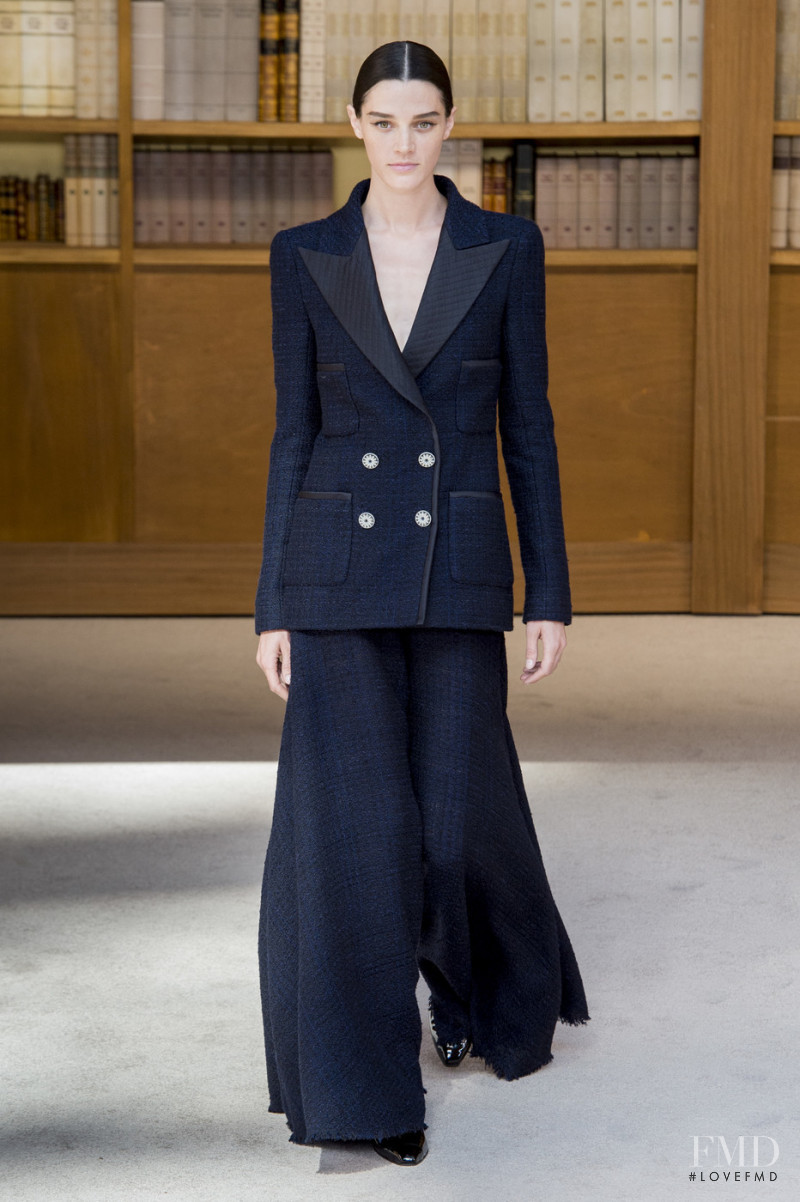Leila Goldkuhl featured in  the Chanel Haute Couture fashion show for Autumn/Winter 2019
