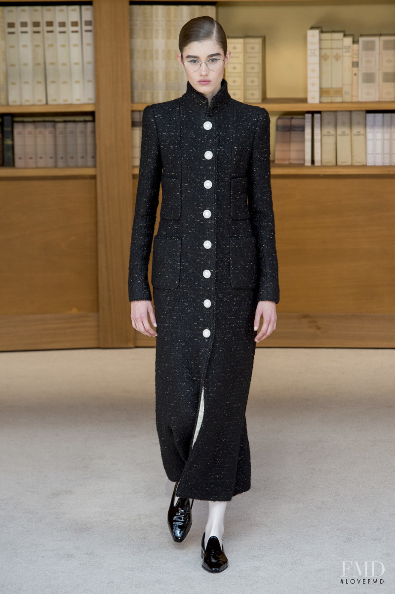 Nina Fresneau featured in  the Chanel Haute Couture fashion show for Autumn/Winter 2019