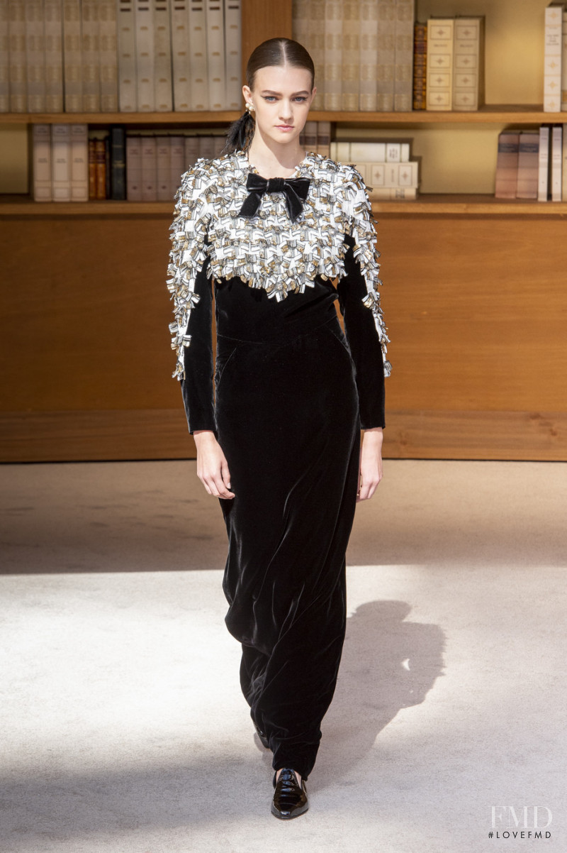 Vanessa Hartog featured in  the Chanel Haute Couture fashion show for Autumn/Winter 2019