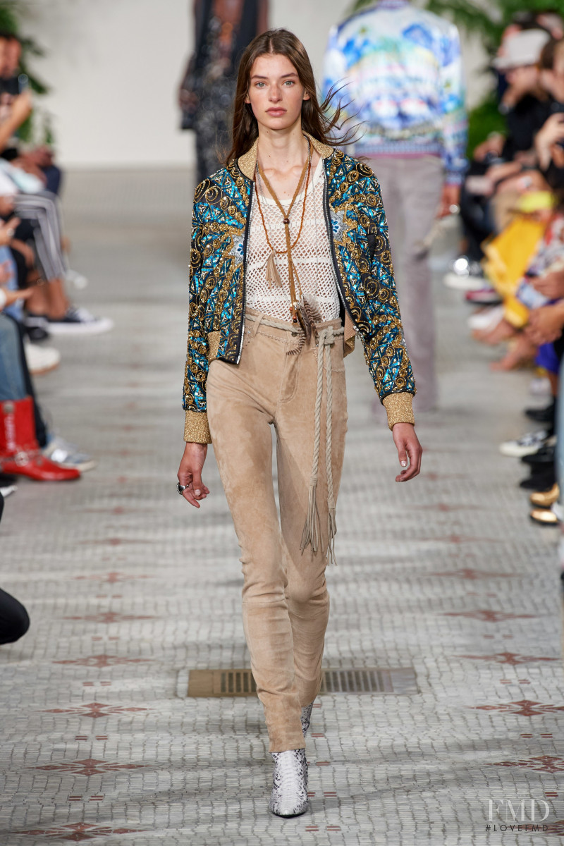 Karlijn Kusters featured in  the Amiri fashion show for Spring/Summer 2020