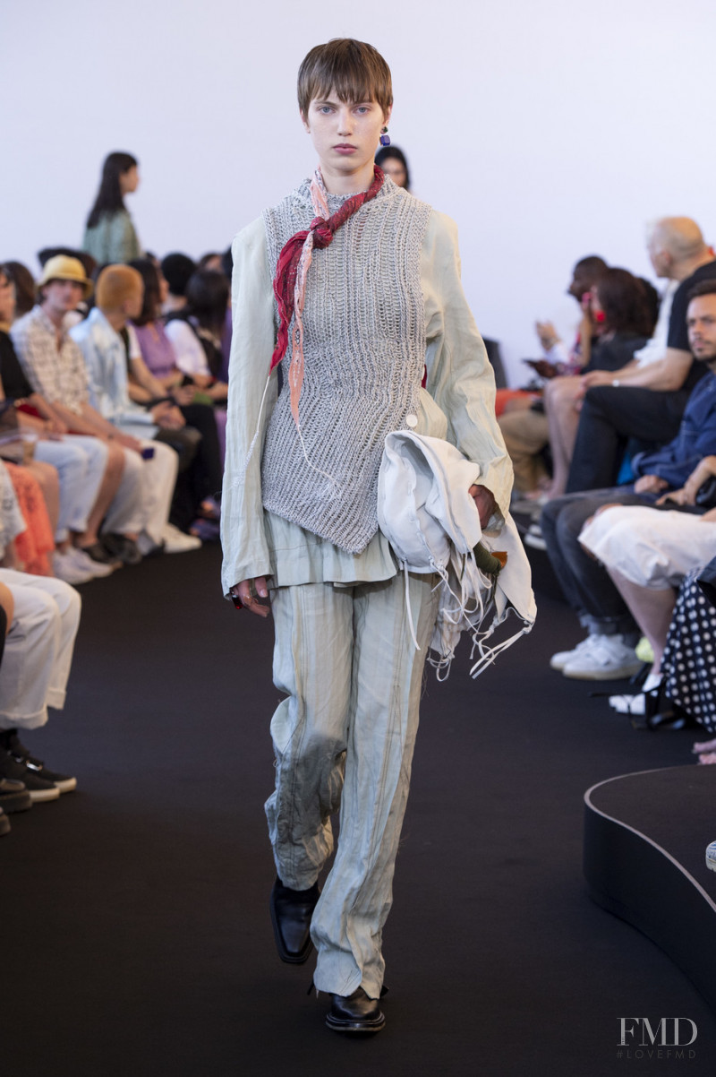 Nikki Tissen featured in  the Acne Studios fashion show for Spring/Summer 2020