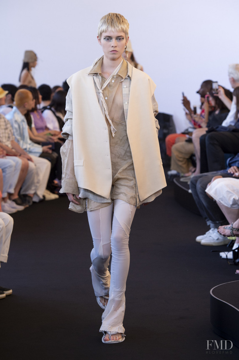 Maike Inga featured in  the Acne Studios fashion show for Spring/Summer 2020