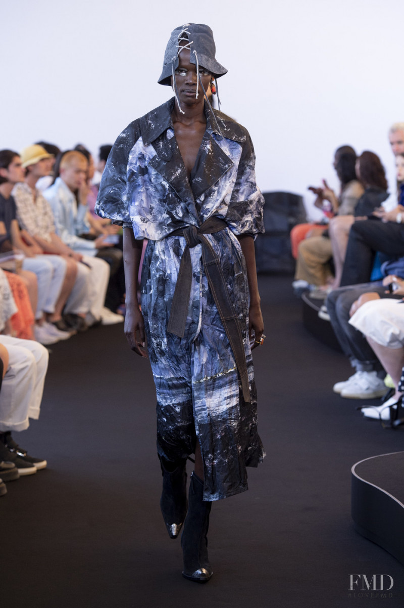 Shanelle Nyasiase featured in  the Acne Studios fashion show for Spring/Summer 2020