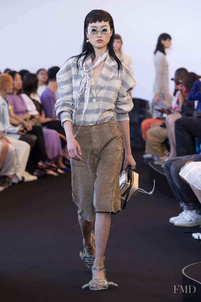Jing Wen featured in  the Acne Studios fashion show for Spring/Summer 2020