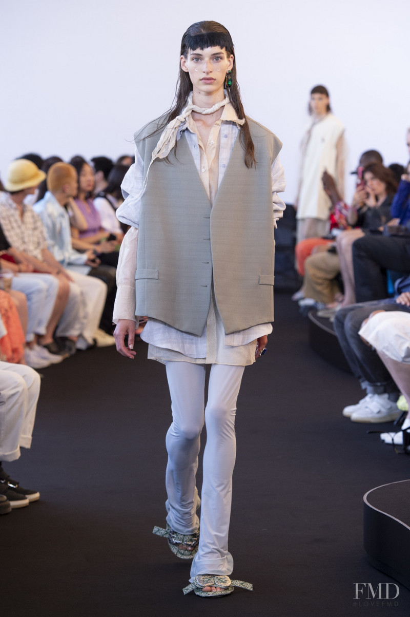 Karlijn Kusters featured in  the Acne Studios fashion show for Spring/Summer 2020