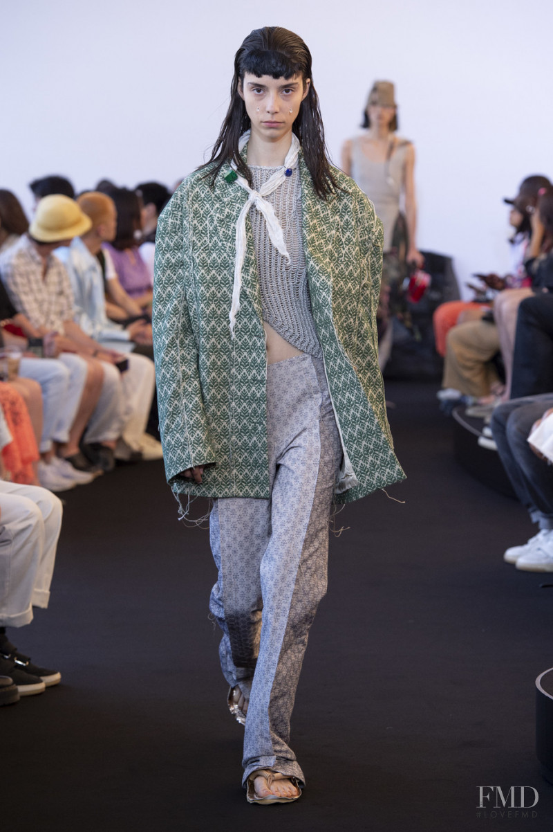 Manuela Miloqui featured in  the Acne Studios fashion show for Spring/Summer 2020