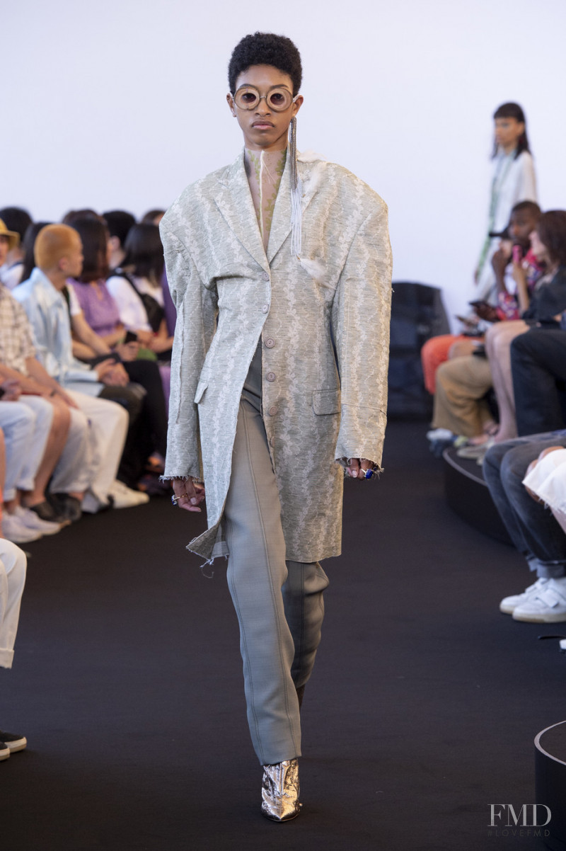 Naomi Chin Wing featured in  the Acne Studios fashion show for Spring/Summer 2020