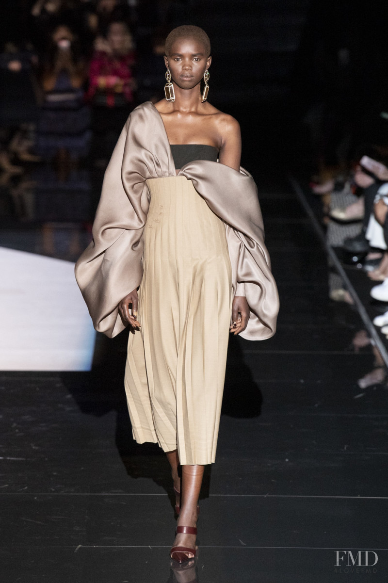 Akiima Ajak featured in  the Schiaparelli fashion show for Autumn/Winter 2019