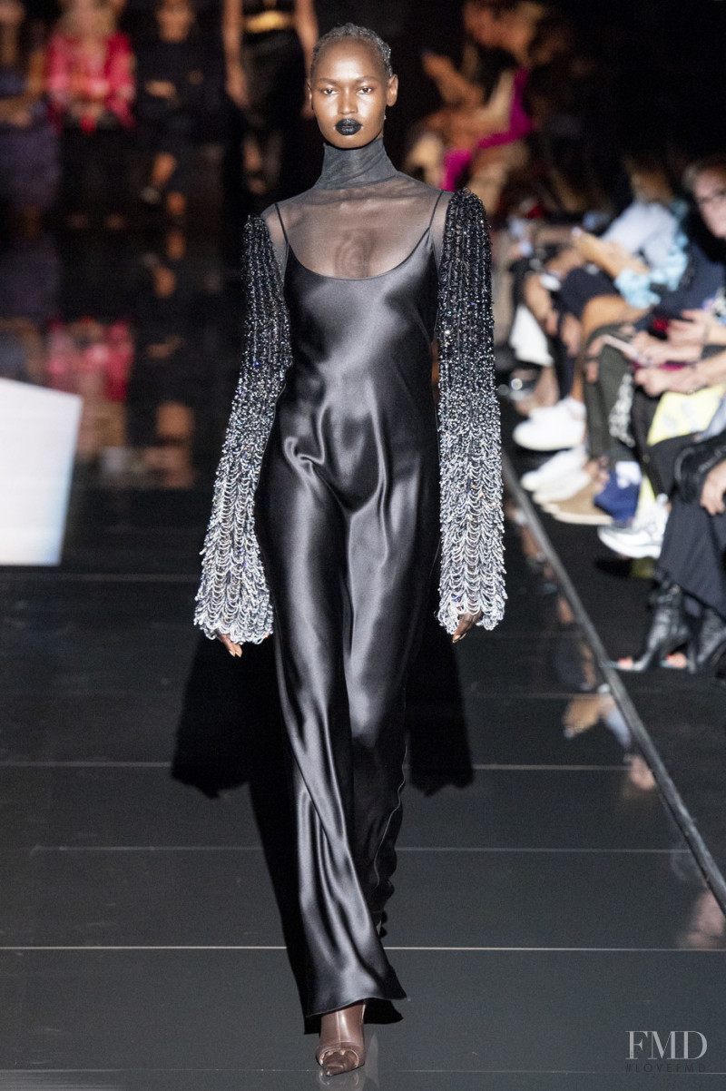 Nyarach Abouch Ayuel Aboja featured in  the Schiaparelli fashion show for Autumn/Winter 2019