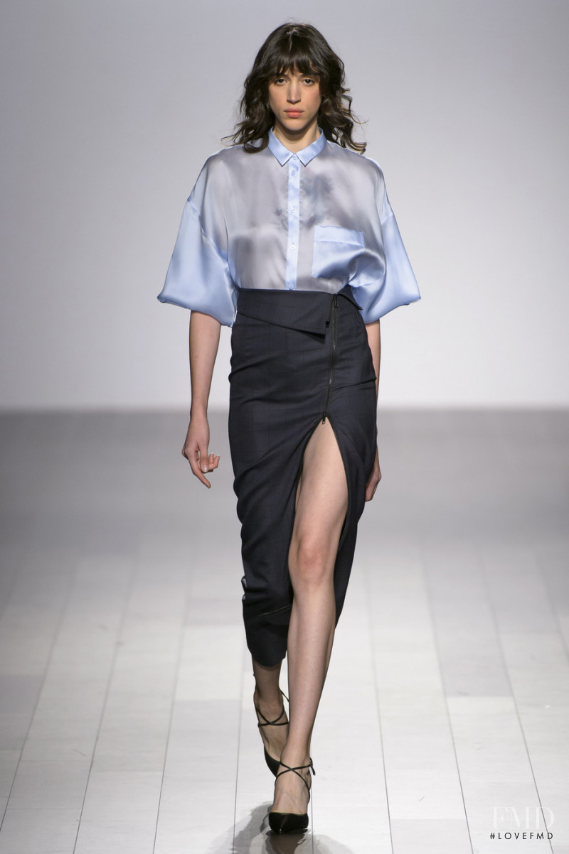 Barbara Sanchez featured in  the Taoray Wang fashion show for Spring/Summer 2018