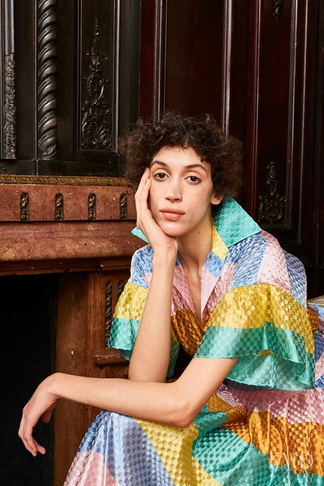 Barbara Sanchez featured in  the Tata-Naka fashion show for Spring/Summer 2019