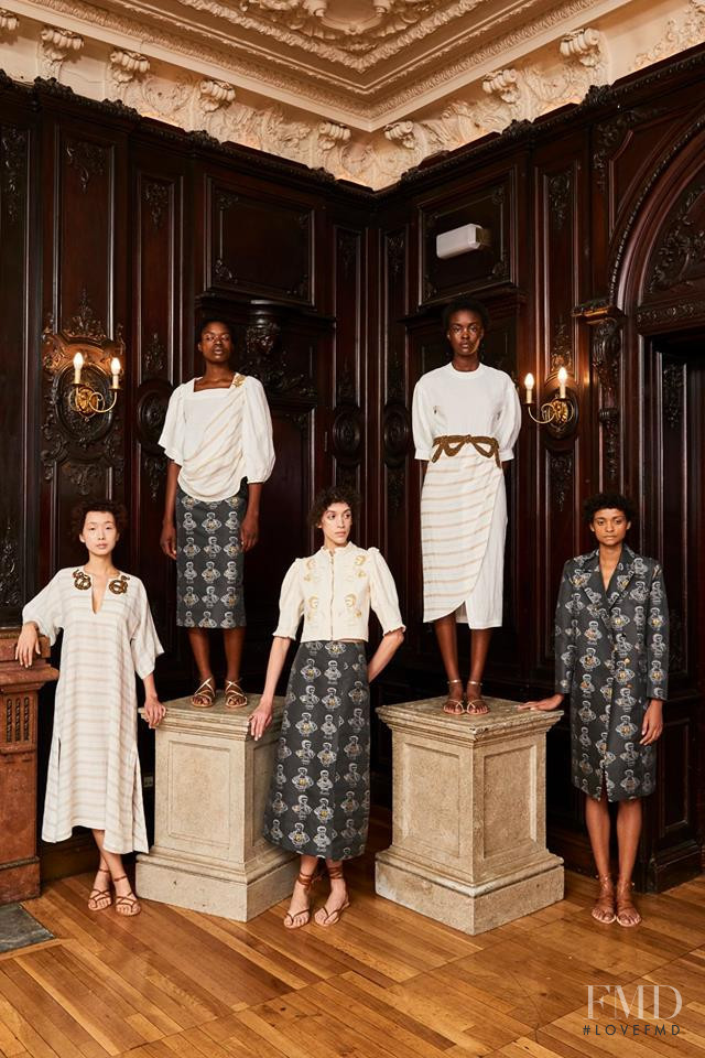 Barbara Sanchez featured in  the Tata-Naka fashion show for Spring/Summer 2019