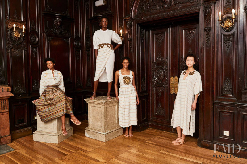 Barbara Sanchez featured in  the Tata-Naka fashion show for Spring/Summer 2019