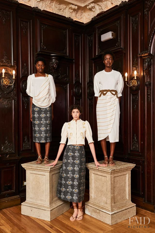 Barbara Sanchez featured in  the Tata-Naka fashion show for Spring/Summer 2019