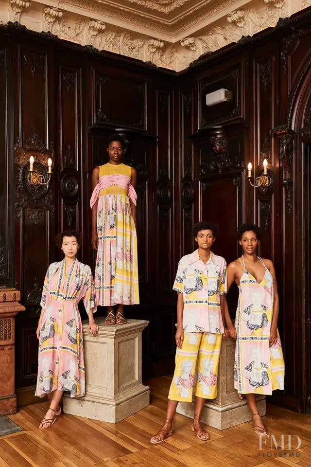 Barbara Sanchez featured in  the Tata-Naka fashion show for Spring/Summer 2019