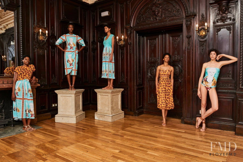 Barbara Sanchez featured in  the Tata-Naka fashion show for Spring/Summer 2019
