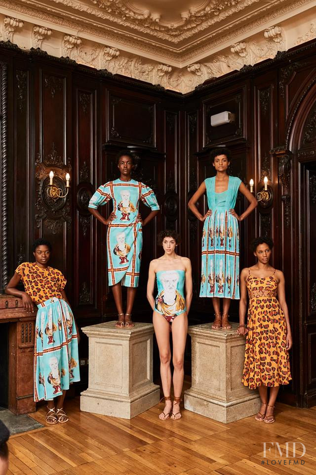 Barbara Sanchez featured in  the Tata-Naka fashion show for Spring/Summer 2019