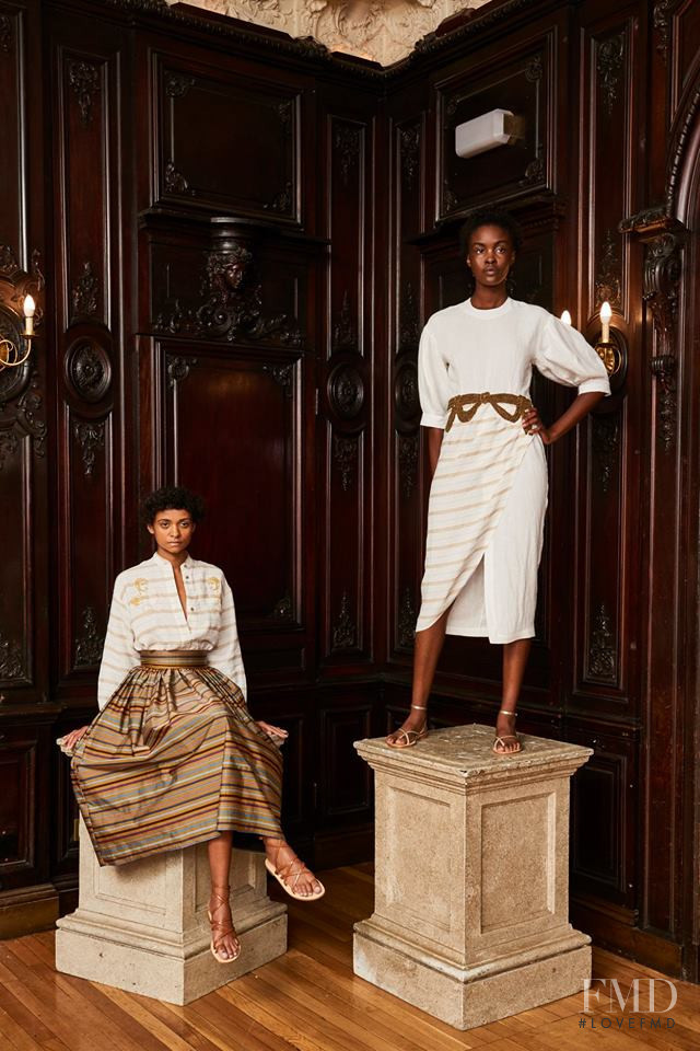 Barbara Sanchez featured in  the Tata-Naka fashion show for Spring/Summer 2019