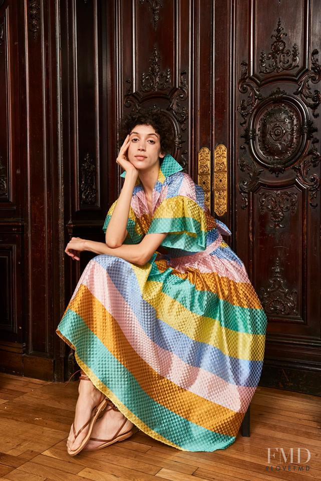 Barbara Sanchez featured in  the Tata-Naka fashion show for Spring/Summer 2019