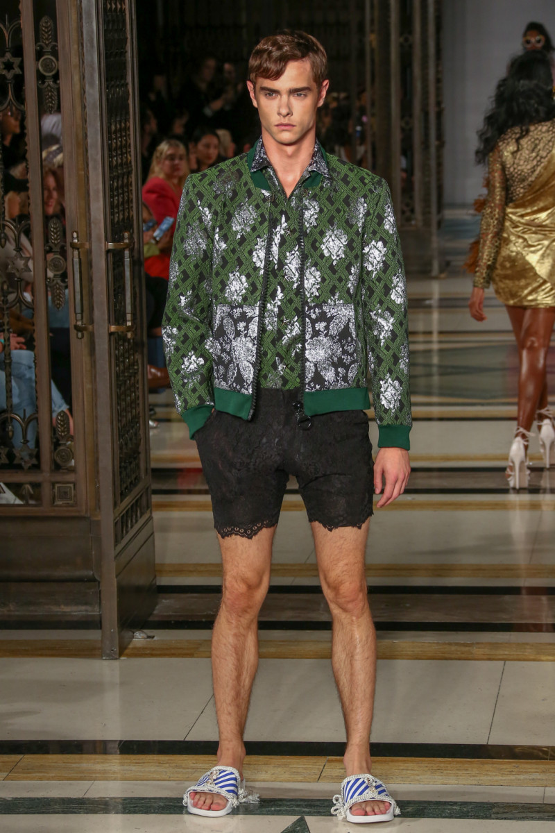 Damian Galkowski featured in  the Ashley Isham fashion show for Spring/Summer 2019