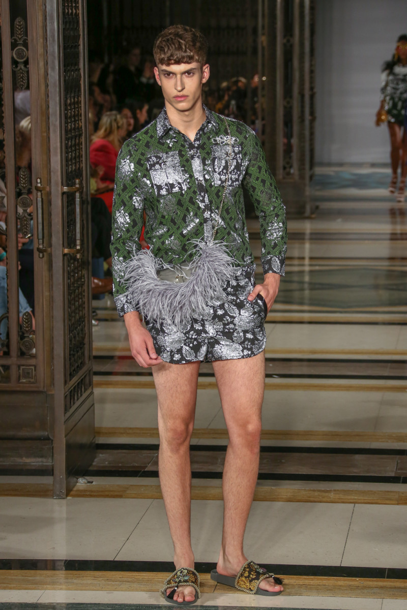 Azim Osmani featured in  the Ashley Isham fashion show for Spring/Summer 2019