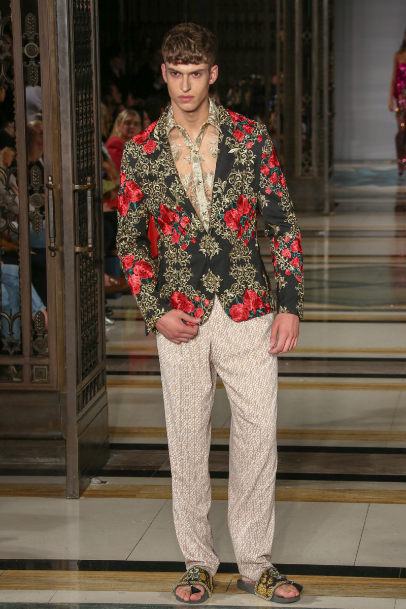 Azim Osmani featured in  the Ashley Isham fashion show for Spring/Summer 2019