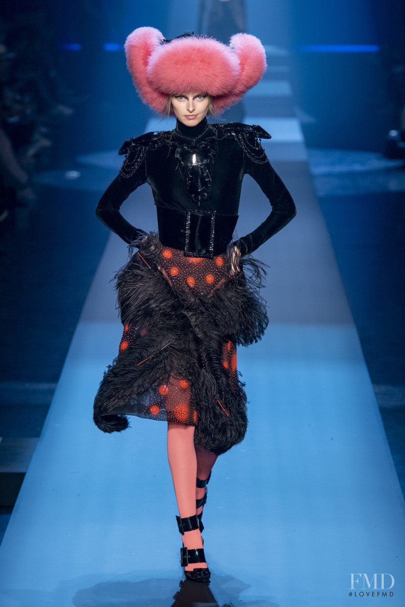 Elza Luijendijk Matiz featured in  the Jean Paul Gaultier Haute Couture fashion show for Autumn/Winter 2019