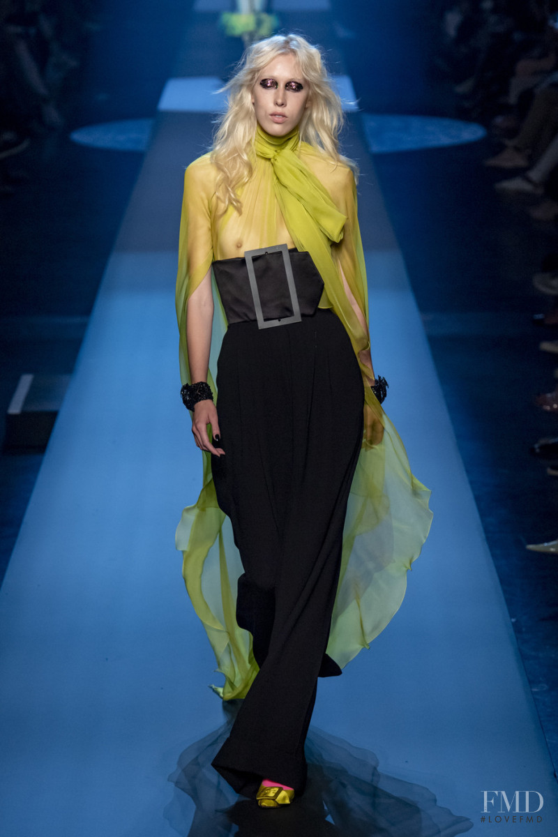 Tyg Davison featured in  the Jean Paul Gaultier Haute Couture fashion show for Autumn/Winter 2019