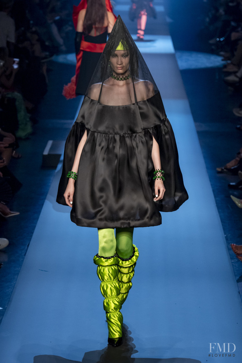 Katia Andre featured in  the Jean Paul Gaultier Haute Couture fashion show for Autumn/Winter 2019
