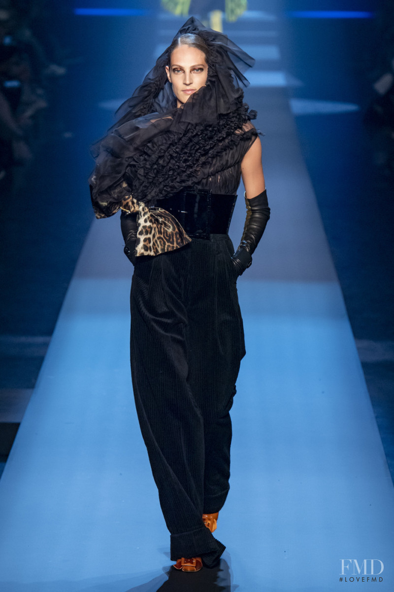 Othilia Simon featured in  the Jean Paul Gaultier Haute Couture fashion show for Autumn/Winter 2019