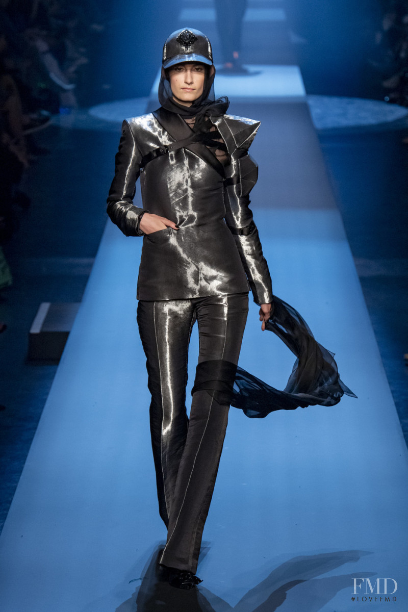 Sarah Boursin featured in  the Jean Paul Gaultier Haute Couture fashion show for Autumn/Winter 2019