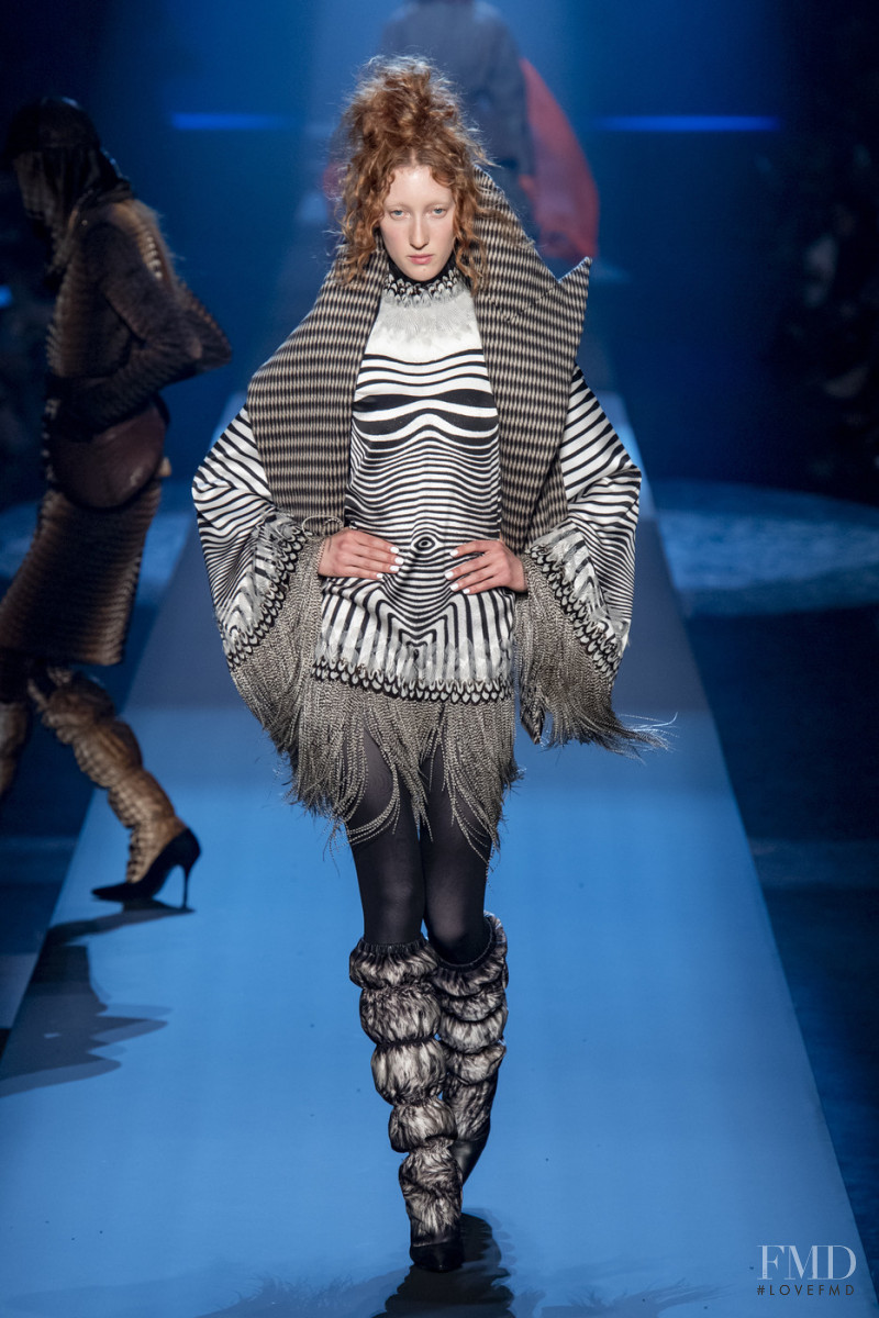 Lorna Foran featured in  the Jean Paul Gaultier Haute Couture fashion show for Autumn/Winter 2019