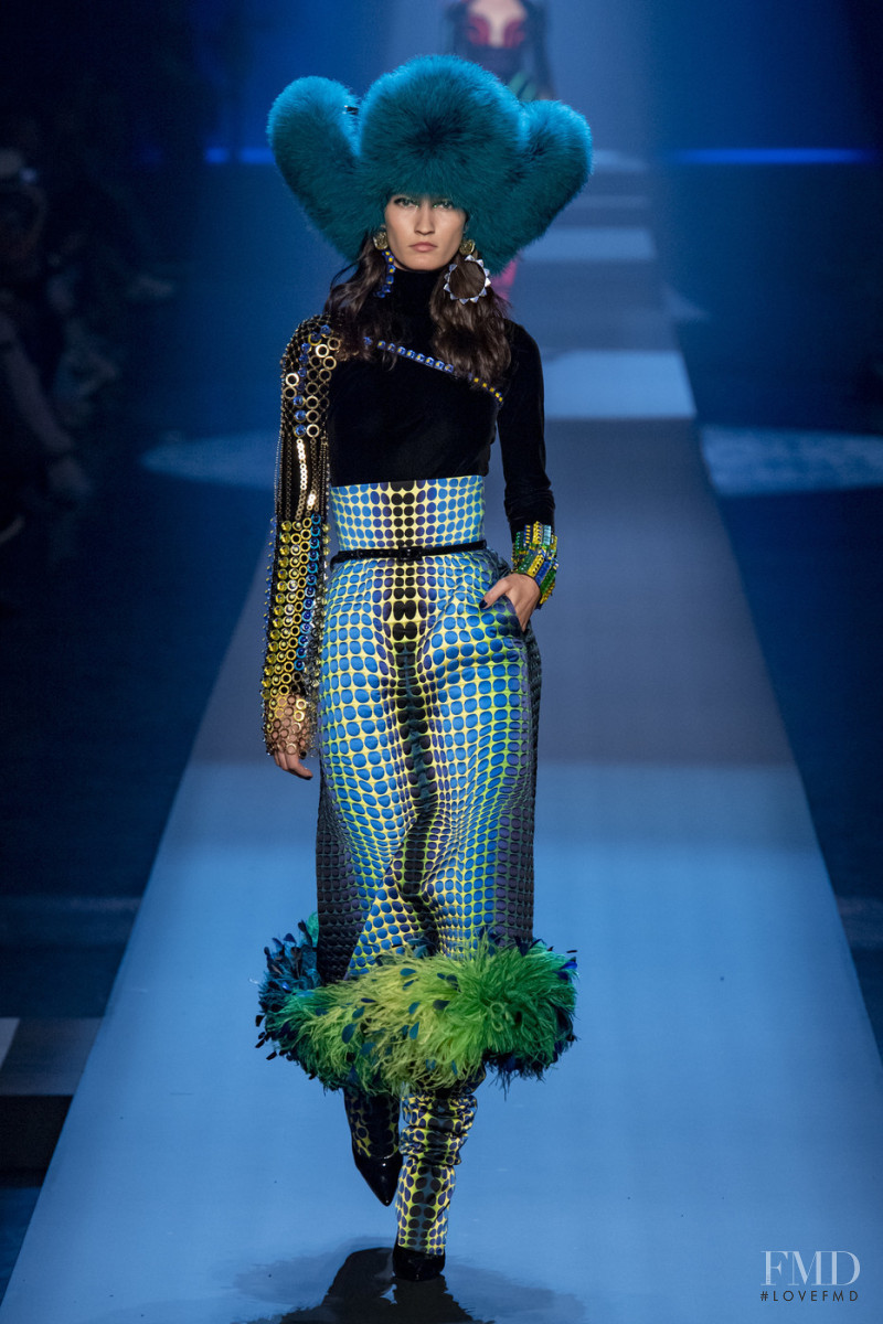 Kely Ferr featured in  the Jean Paul Gaultier Haute Couture fashion show for Autumn/Winter 2019