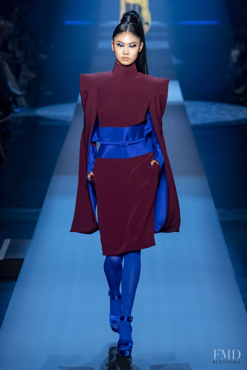 Sijia Kang featured in  the Jean Paul Gaultier Haute Couture fashion show for Autumn/Winter 2019