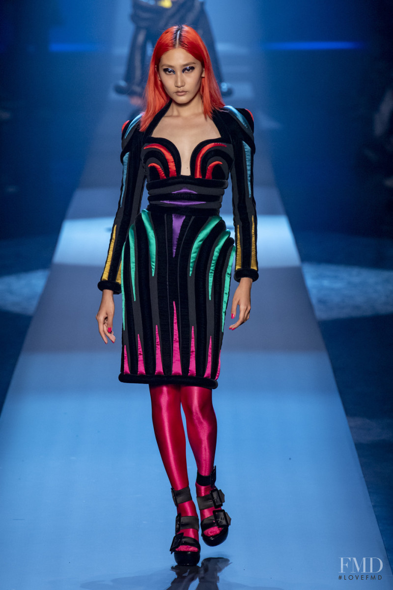 Bing Bing Yuan featured in  the Jean Paul Gaultier Haute Couture fashion show for Autumn/Winter 2019