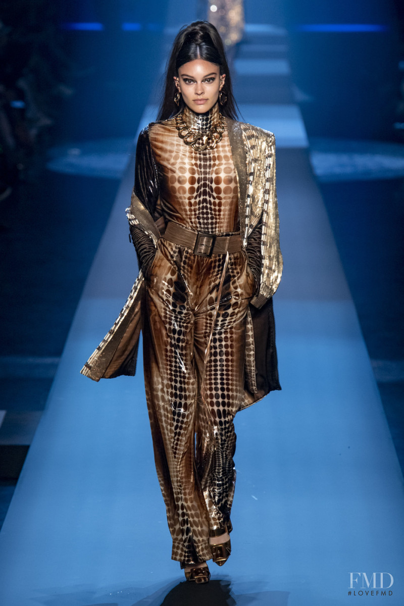 Elizabeth Salt featured in  the Jean Paul Gaultier Haute Couture fashion show for Autumn/Winter 2019