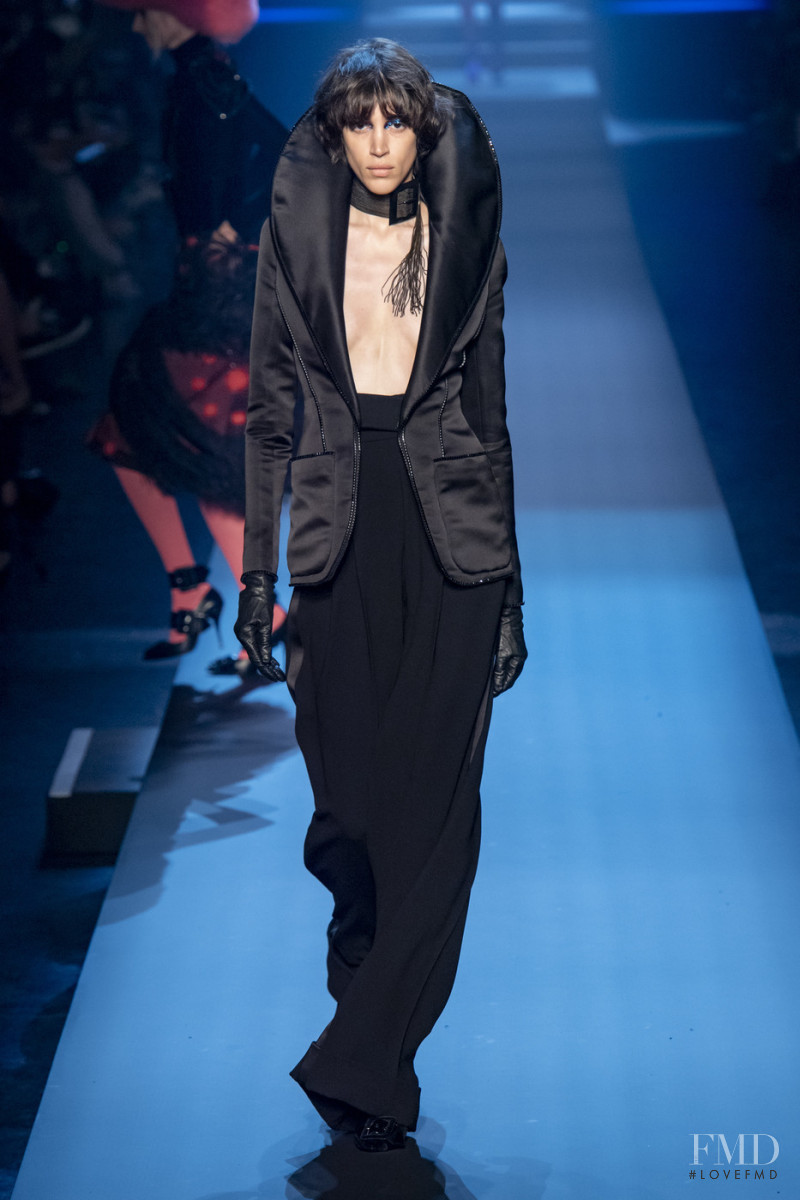 Barbara Sanchez featured in  the Jean Paul Gaultier Haute Couture fashion show for Autumn/Winter 2019