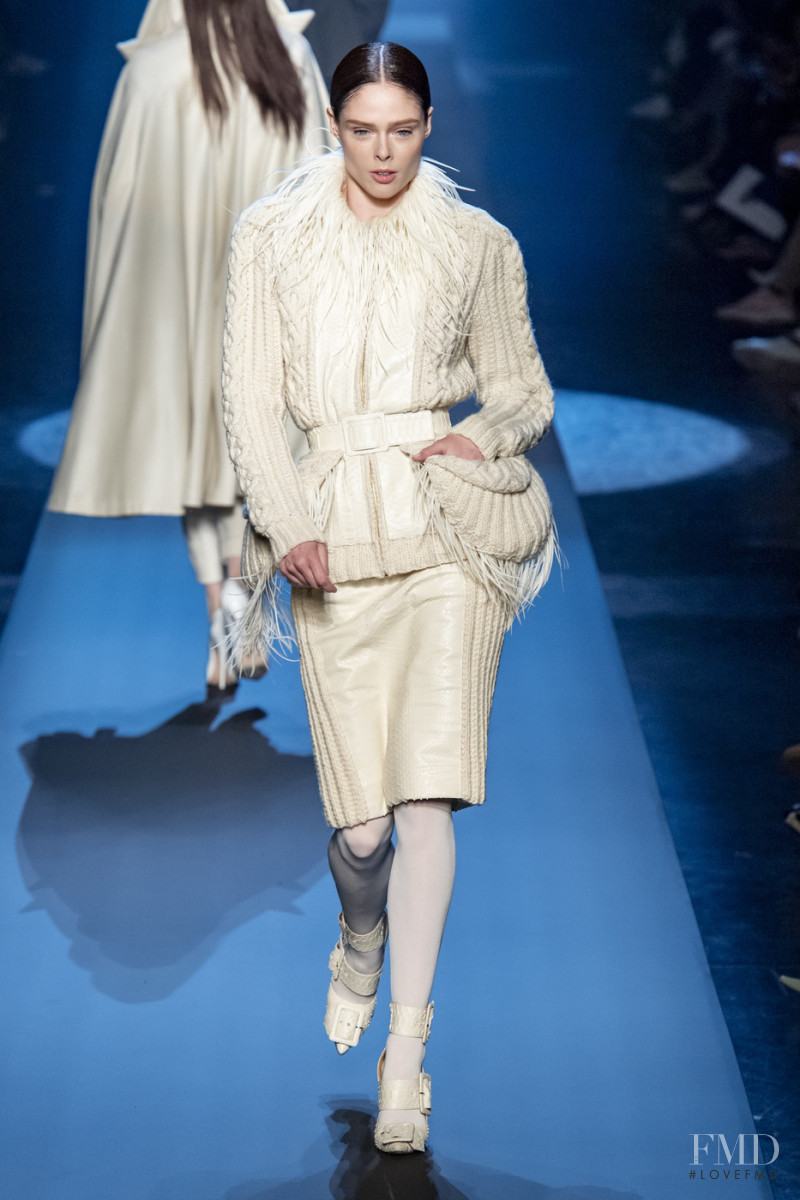 Coco Rocha featured in  the Jean Paul Gaultier Haute Couture fashion show for Autumn/Winter 2019