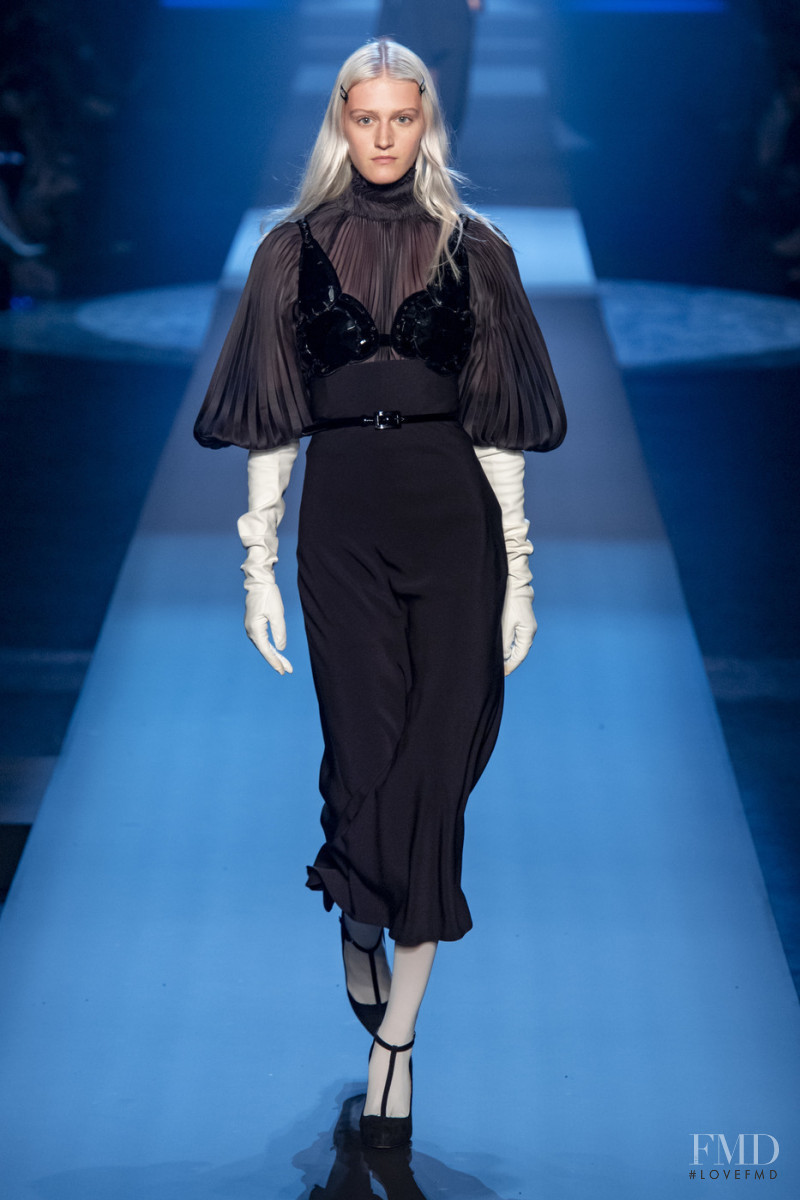Abby Hendershot featured in  the Jean Paul Gaultier Haute Couture fashion show for Autumn/Winter 2019