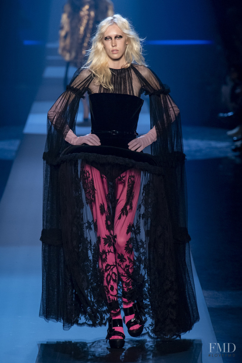 Tyg Davison featured in  the Jean Paul Gaultier Haute Couture fashion show for Autumn/Winter 2019