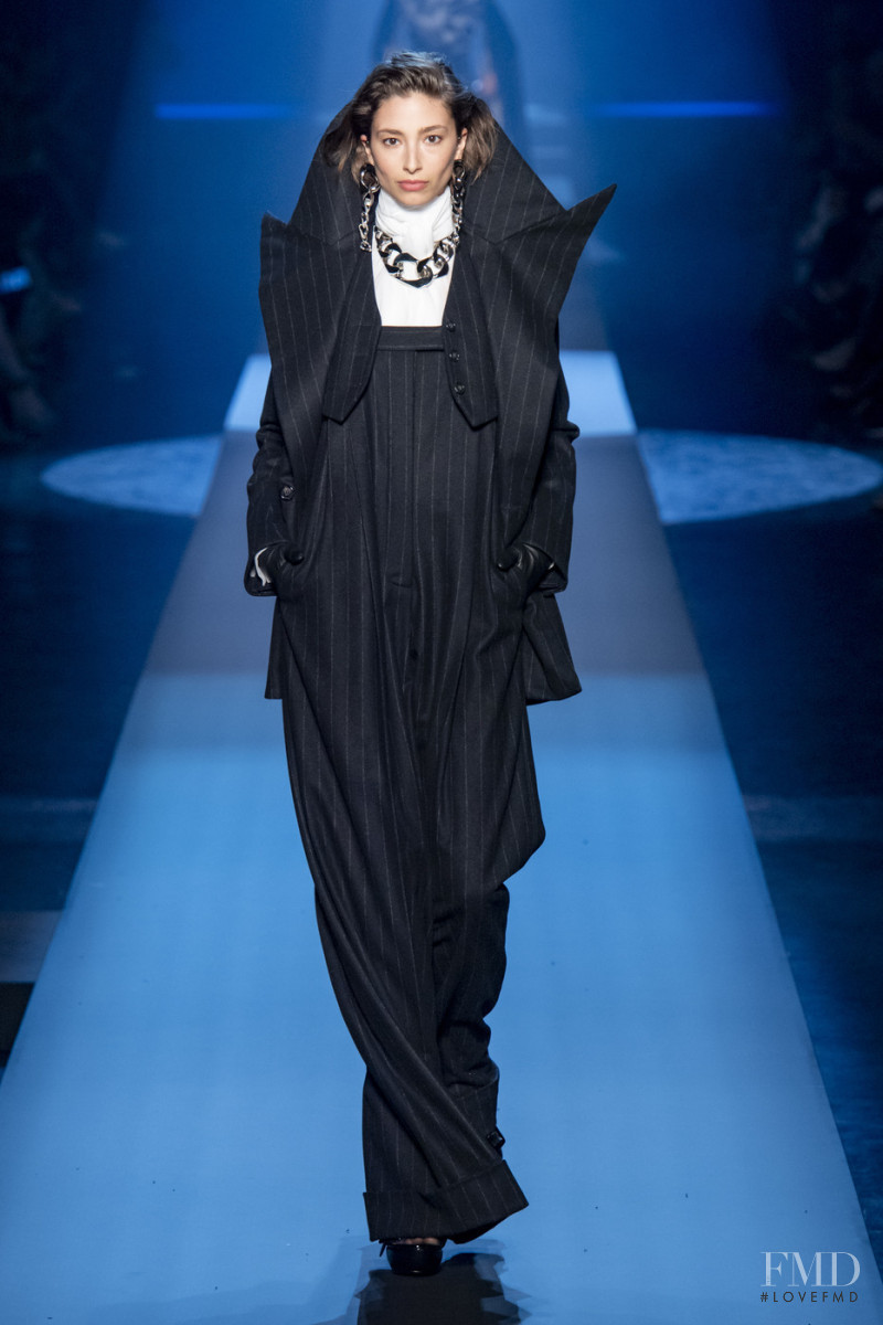 Alexandra Agoston-O\'Connor featured in  the Jean Paul Gaultier Haute Couture fashion show for Autumn/Winter 2019