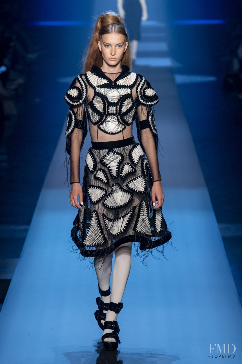 Kateryna Zub featured in  the Jean Paul Gaultier Haute Couture fashion show for Autumn/Winter 2019