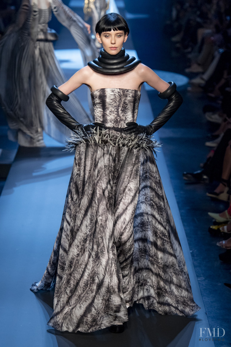 Jane Kovich featured in  the Jean Paul Gaultier Haute Couture fashion show for Autumn/Winter 2019