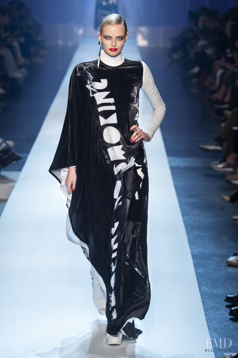 Elza Luijendijk Matiz featured in  the Jean Paul Gaultier Haute Couture fashion show for Autumn/Winter 2018