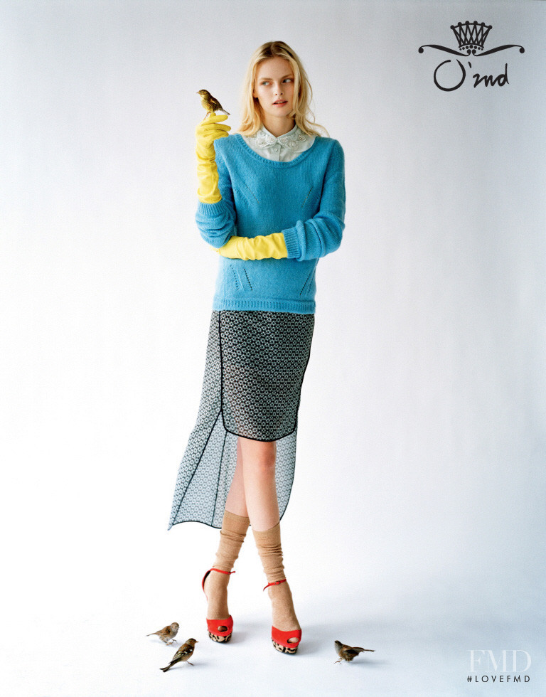 Elza Luijendijk Matiz featured in  the O\'2nd advertisement for Autumn/Winter 2012