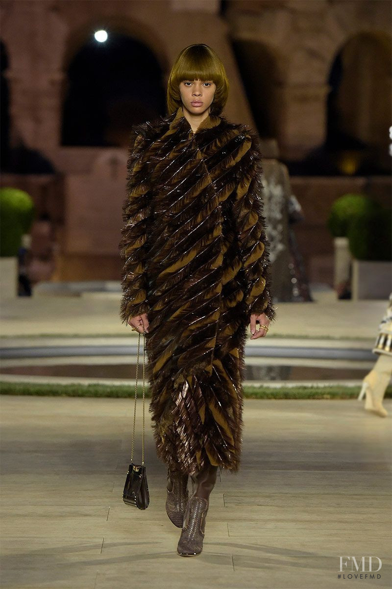 Hiandra Martinez featured in  the Fendi Couture fashion show for Autumn/Winter 2019