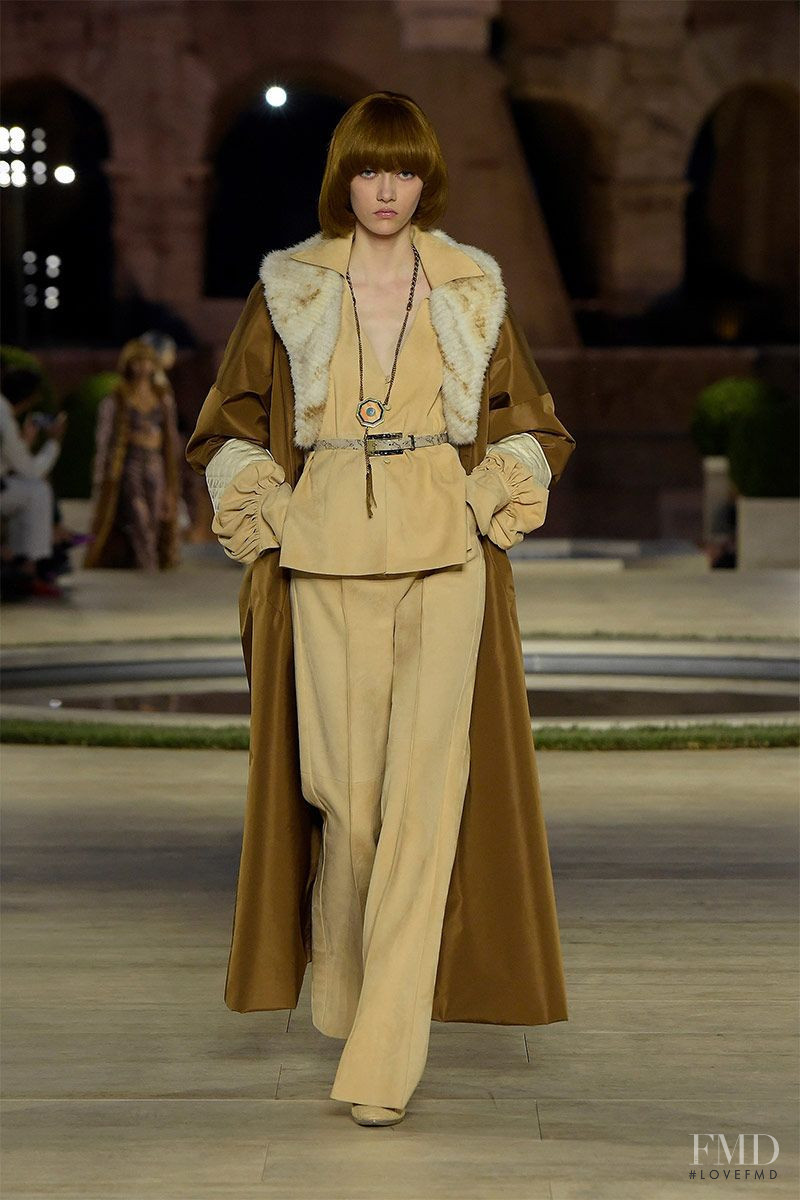 Sofia Steinberg featured in  the Fendi Couture fashion show for Autumn/Winter 2019