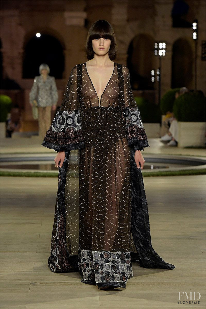 Felice Noordhoff featured in  the Fendi Couture fashion show for Autumn/Winter 2019